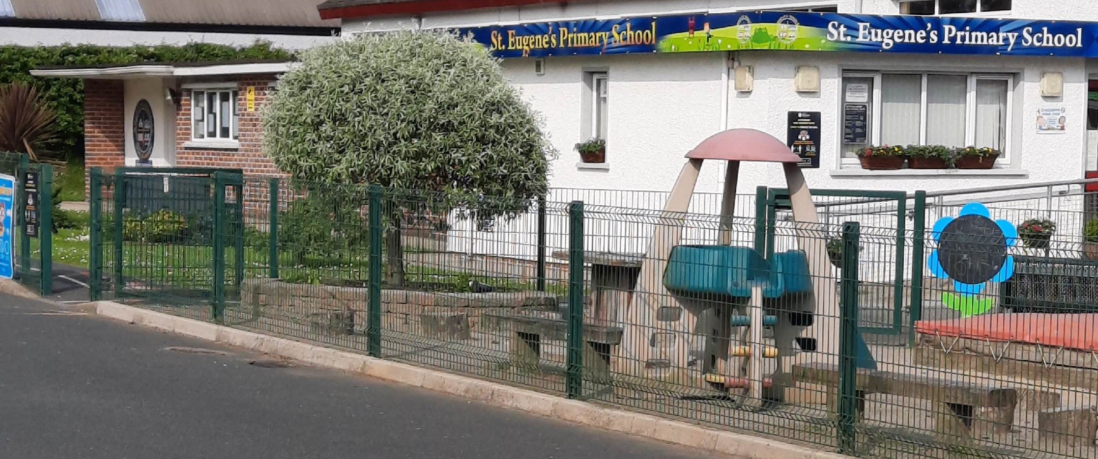 Exterior photo of St. Eugene's Primary School, Victoria Bridge, Strabane